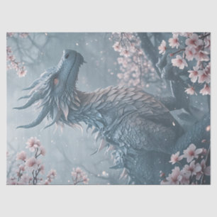 Dragon in the garden tissue paper