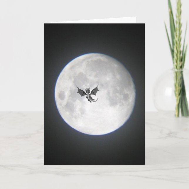 Dragon in the Moonlight Card (Front)