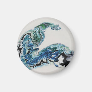 Dragon in the Waves – Abstract Ocean Energy Magnet