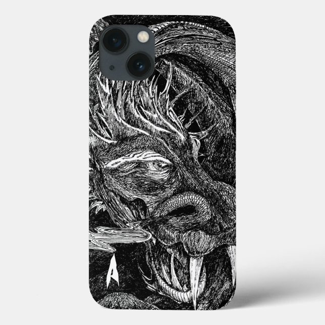 Dragon 'initial' iPhone case (Back)