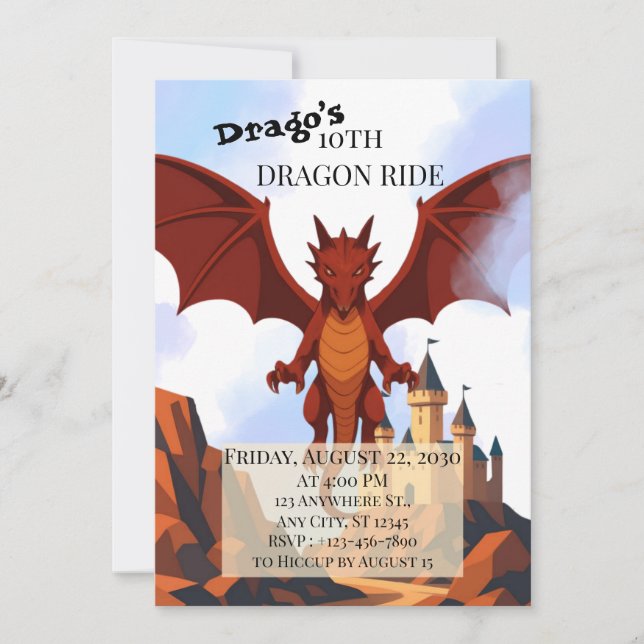 Dragon Invitation (Front)