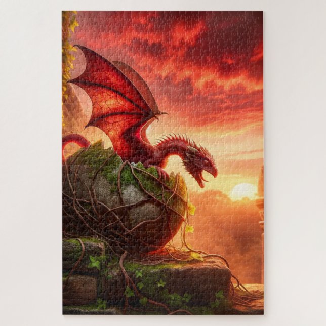 Dragon Jigsaw Puzzle (Vertical)