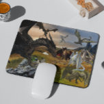 Dragon King The Gathering Fantasy Mouse Pad<br><div class="desc">This design was created though digital art. It may be personalized in the area provide or customizing by choosing the click to customize further option and changing the name, initials or words. You may also change the text color and style or delete the text for an image only design. Contact...</div>