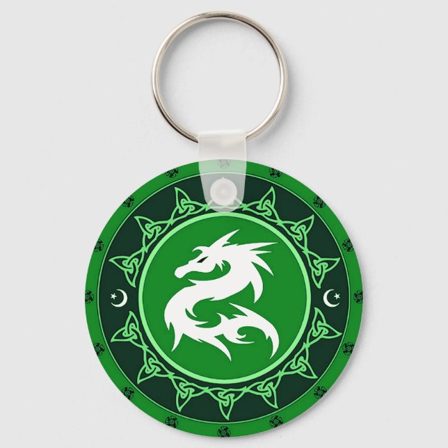 Dragon Knot 8 Key Ring (Front)