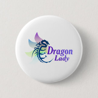 Dragon Lady 6 Cm Round Badge