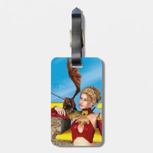 Dragon Lady Luggage Tag