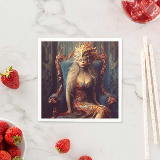 Dragon Lady Napkin (Insitu)