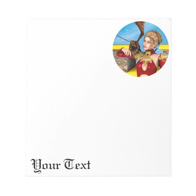 Dragon Lady Notepad (Front)