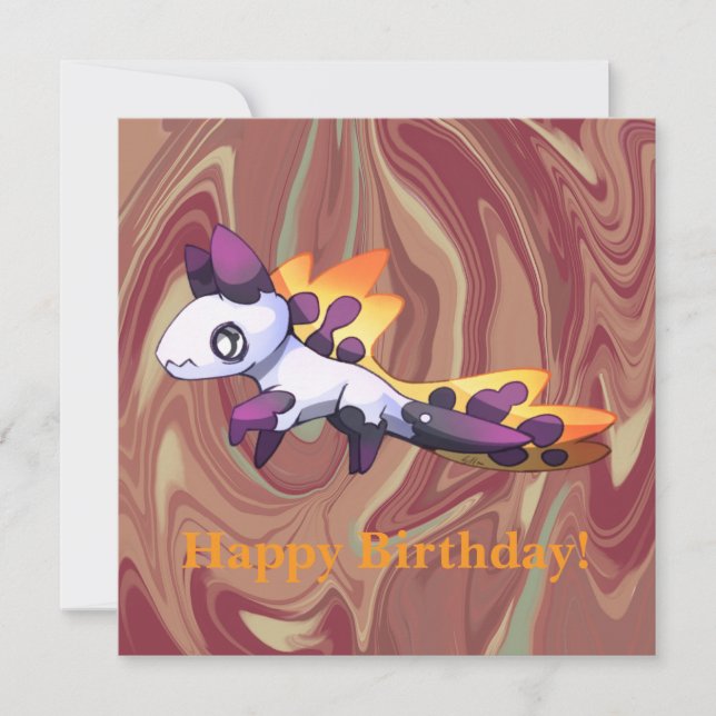Dragon let’s Party  Card (Front)