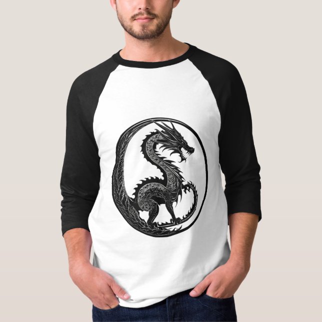 "Dragon Logo Design for T-Shirts (Front)