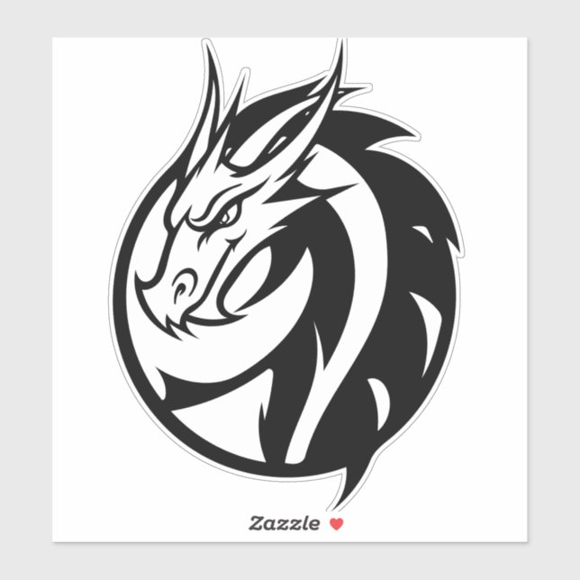 Dragon Logo Vinyl Sticker (Sheet)