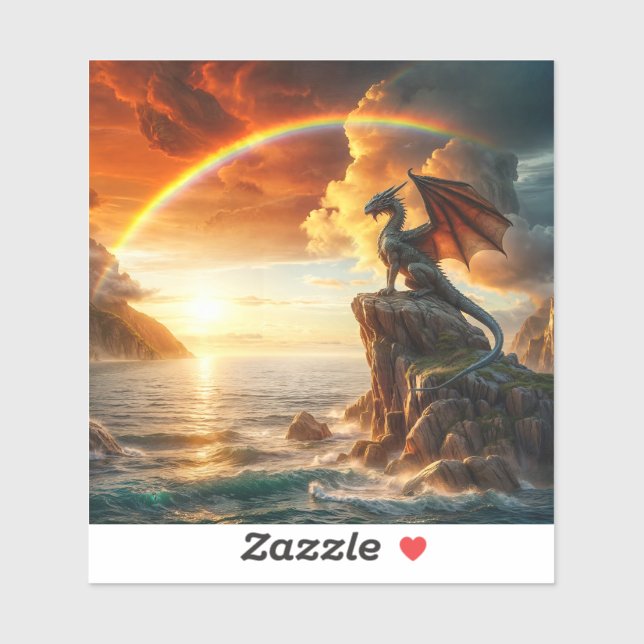 Dragon looking at the sea (Sheet)