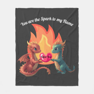 Dragon Love Fleece Blanket