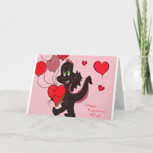 Dragon Love Holiday Card