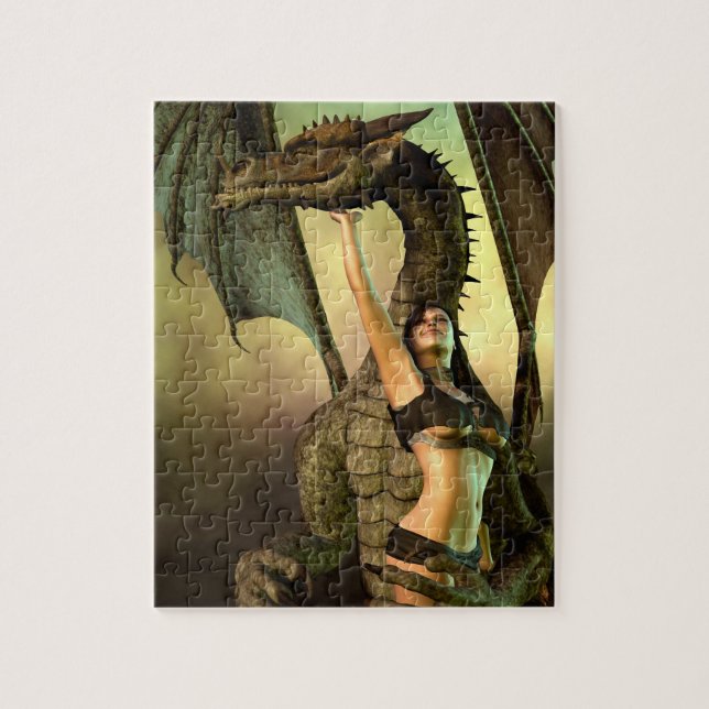 Dragon Lover Jigsaw Puzzle (Vertical)
