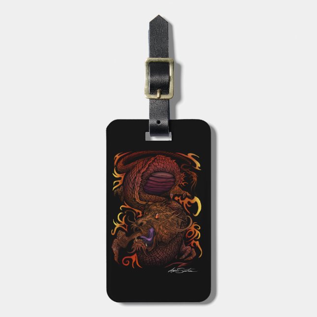 Dragon Luggage Tag (Front Vertical)