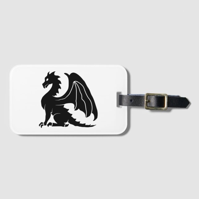 Dragon Luggage Tag (Front Horizontal)