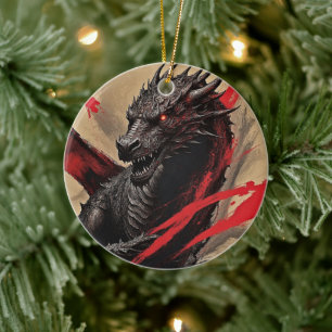 Dragon Majesty - Exclusive  Ceramic Tree Decoration