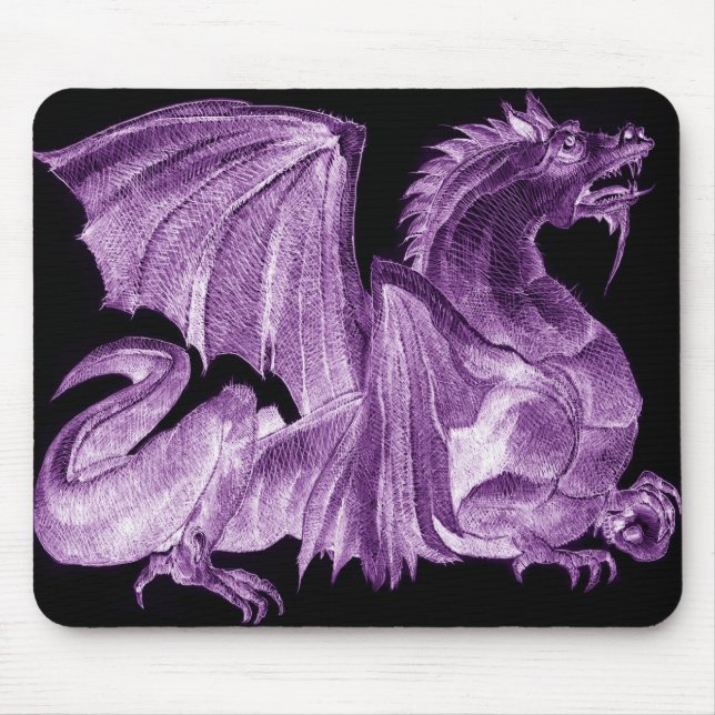 Dragon Master Purple Mousepad (Front)