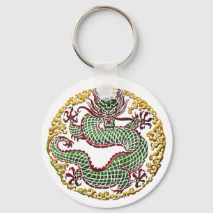 Dragon Medallion Key Ring