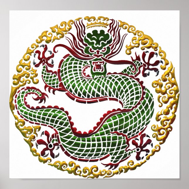 Dragon Medallion Poster (Front)