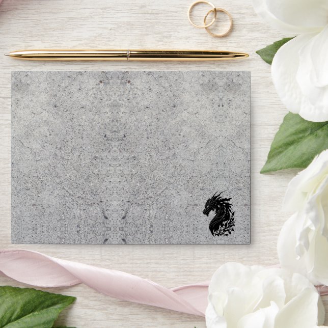 Dragon, Mediaeval Envelope (Wedding)