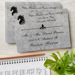 Dragon Mediaeval Envelope