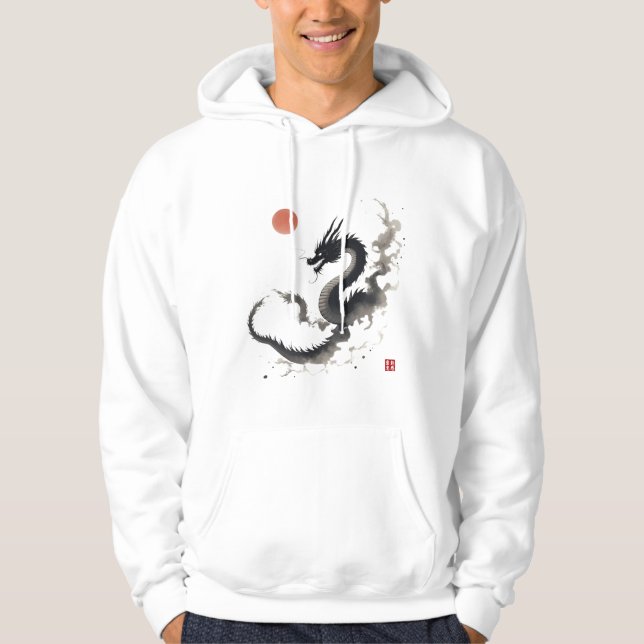 Dragon Men's Hoodies & Sweatshirts (Front)