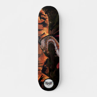 Dragon metal gear solid skin glowing red burning skateboard