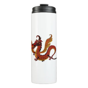 Dragon Metallizer Art Glass Factory Thermal Tumbler