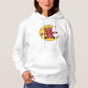 Dragon Moon Good Night Dragon Fantasy Hoodie