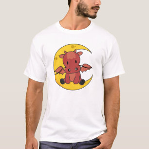 Dragon Moon Good Night Dragon Fantasy T-Shirt