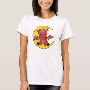Dragon Moon Good Night Dragon Fantasy T-Shirt