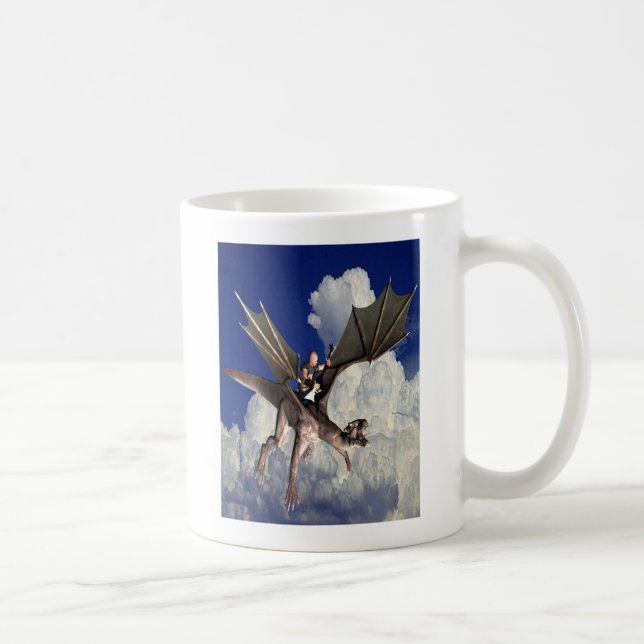 Dragon music in the Clouds Coffee Mug (Right)