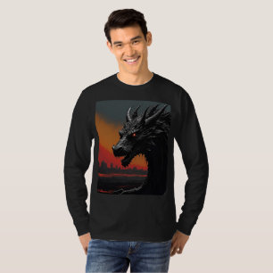 Dragon Noir: Exclusive Retro Art T-Shirt