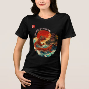 Dragon of the Crimson Sun Tri-Blend Shirt