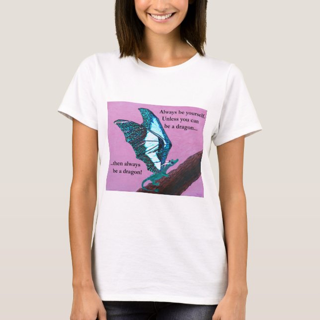 Dragon on Branch T-Shirt (Front)