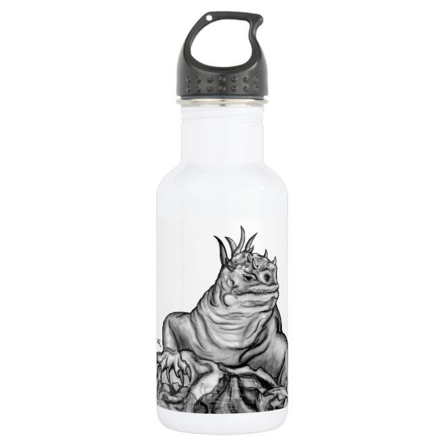 Dragon on the Rock 532 Ml Water Bottle (Front)