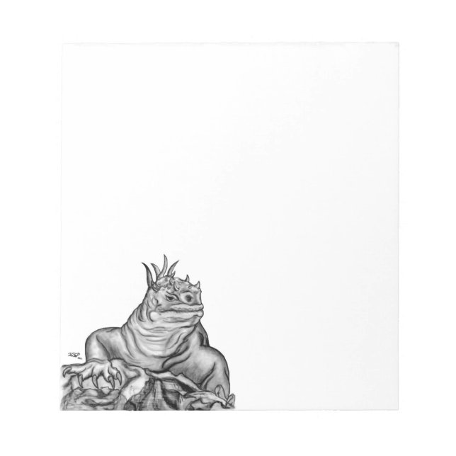 Dragon on the Rock Notepad (Front)