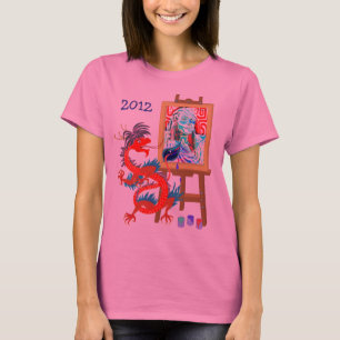 Dragon paints your portrait template Shirt