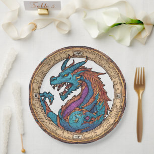 Dragon Paper Plate