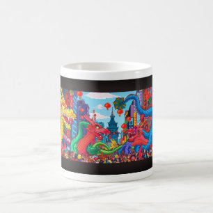 Dragon Parade - Design 3 Coffee Mug