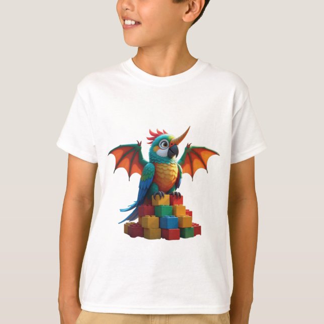 Dragon Parrot T-Shirt (Front)