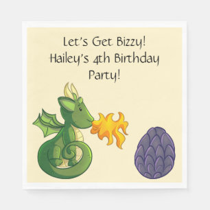 Dragon Party Personalised Napkins