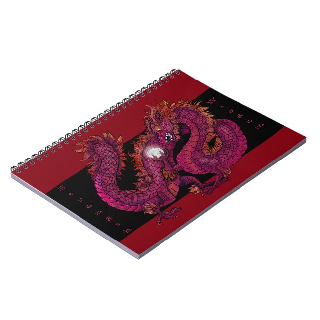 Dragon Pearl  Notebook (Left Side)