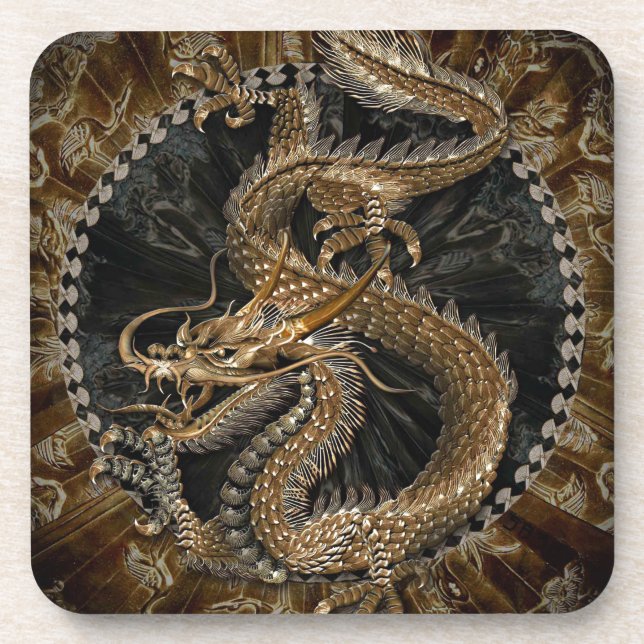Dragon Pentagram Coaster (Front)