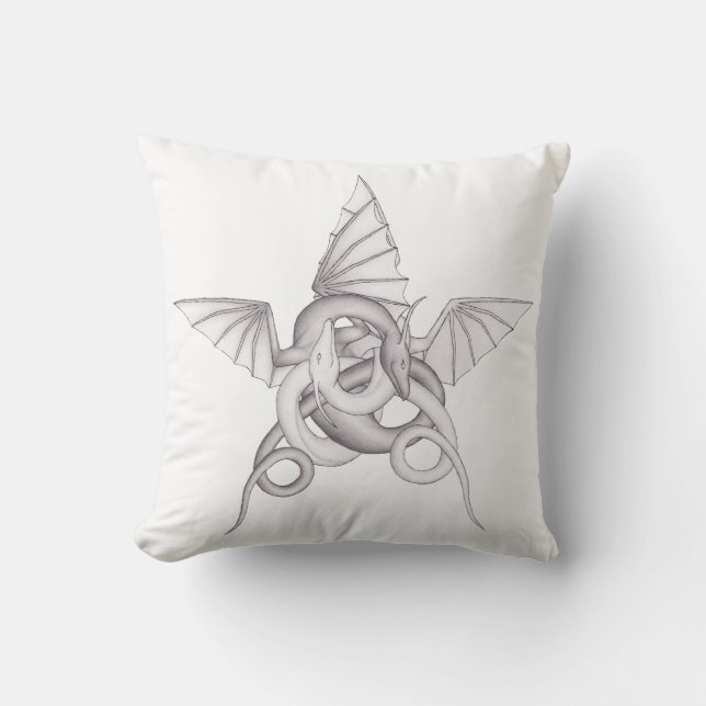 Dragon Pentagram Cushion (Front)