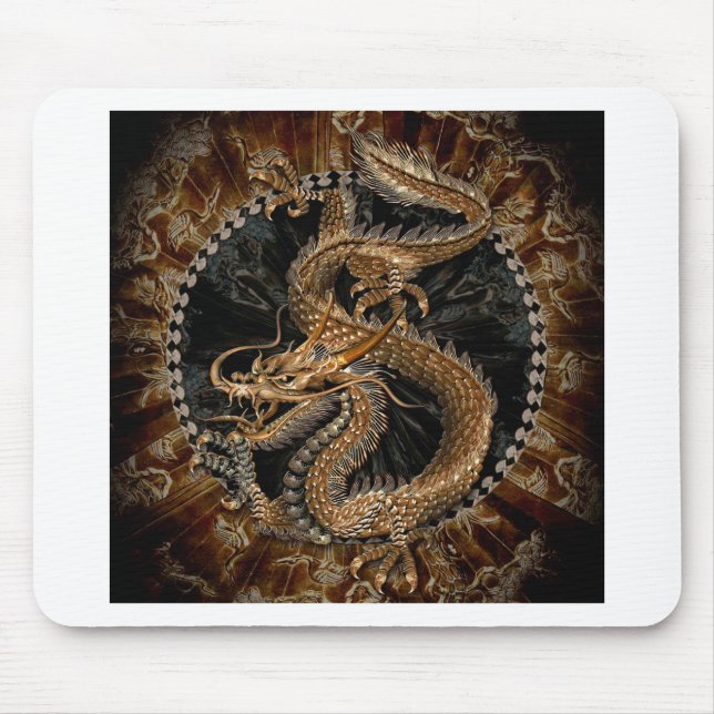Dragon Pentagram Mouse Pad (Front)