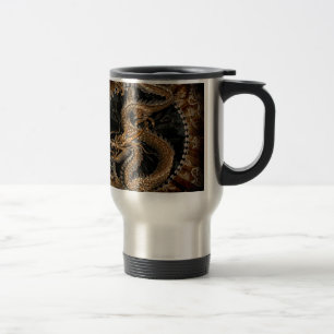 Dragon Pentagram Travel Mug