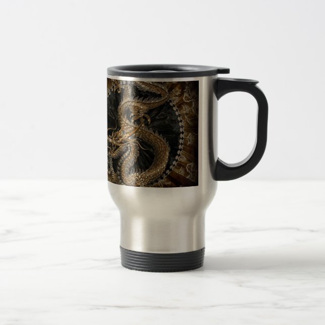 Dragon Pentagram Travel Mug (Right)